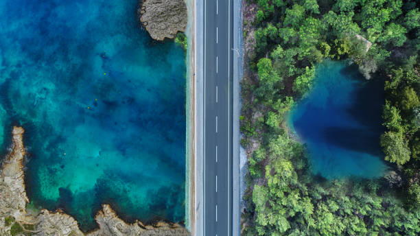 Aerial view of beautiful nature
