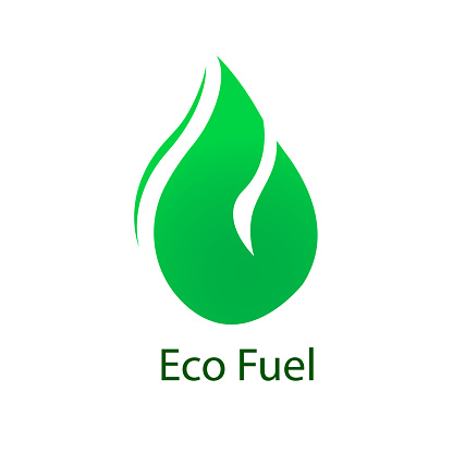 ecological fuel icon, vector illustration