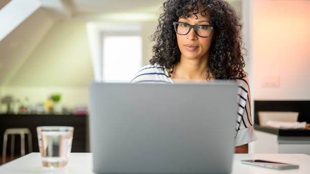 istock Woman working from home 1288690315