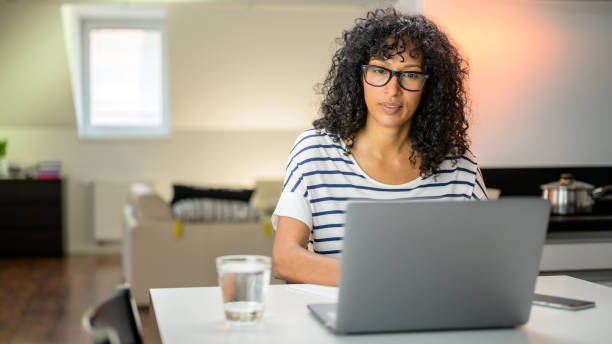istock Woman working from home 1288690550