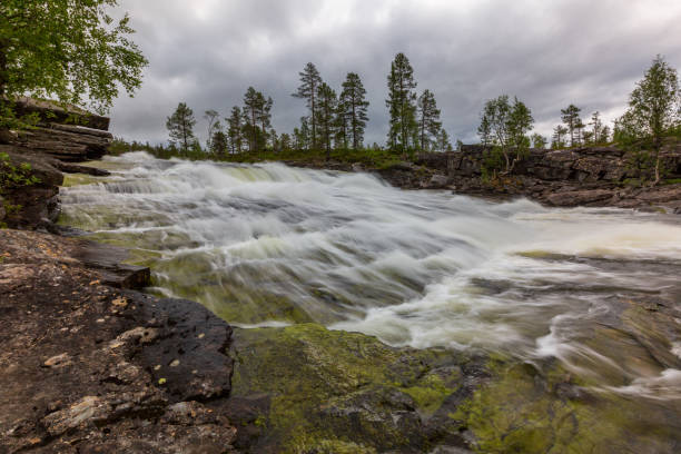 istock Beautiful rapids on the stream in Norway 1288695465