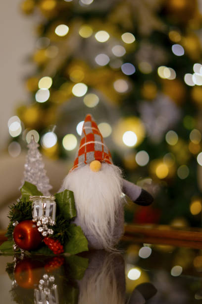 istock Christmas Gnome and home decoration 1288696513
