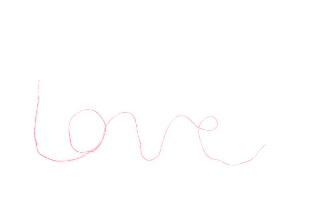 istock Word love written with rope 1288700676
