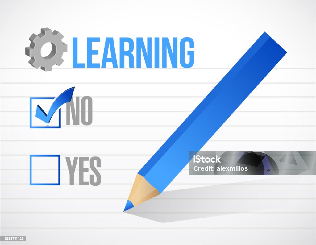 Learning Check Mark Illustration Design Stock Illustration - Download ...