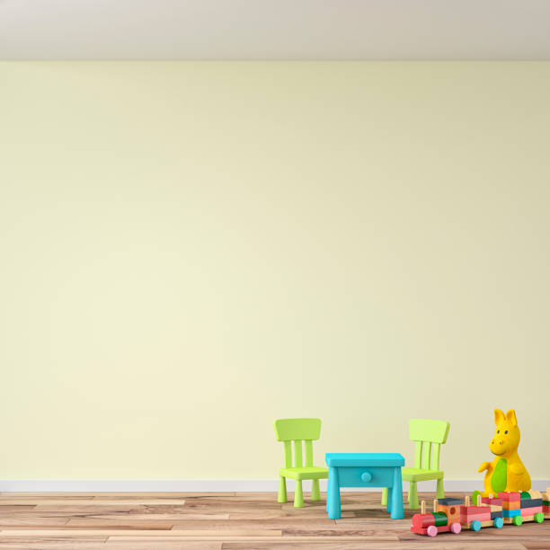 istock Empty children room with toys 1288713957