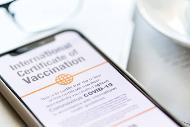 istock Digital International Certificate of Covid-19 Vaccination 1288718892