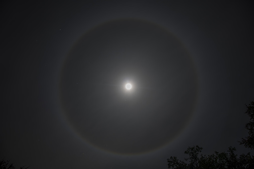 A total solar eclipse. The moment the moon completely obscures the sun.