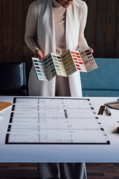 istock Anonymous Female Designer Working on a Project in her Home Studio 1288724031
