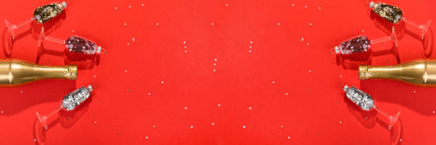 istock Traditional Christmas and New Year decorations Greeting card concept. 1288726352