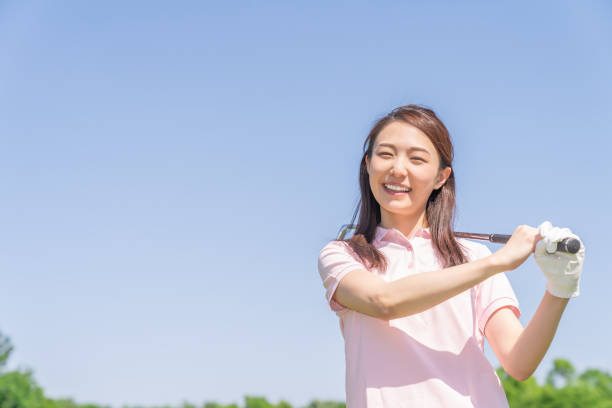 istock asian woman who golfs 1288732461