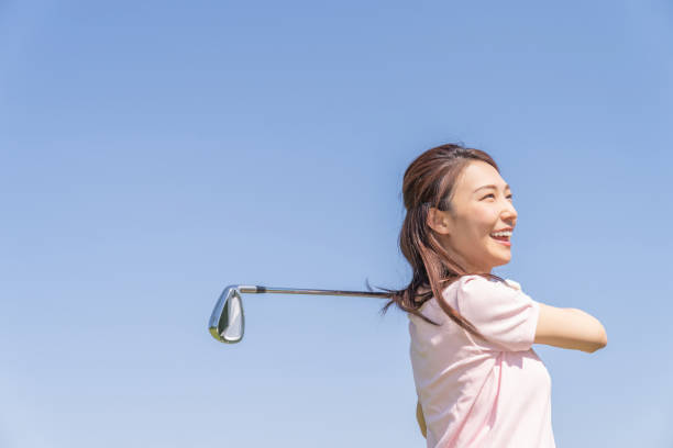 istock asian woman who golfs 1288732994