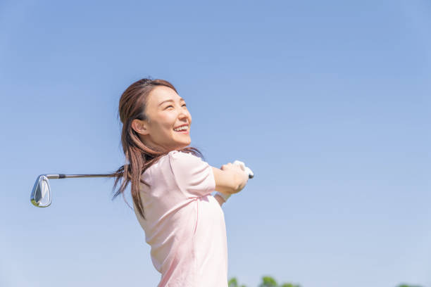 asian woman who golfs
