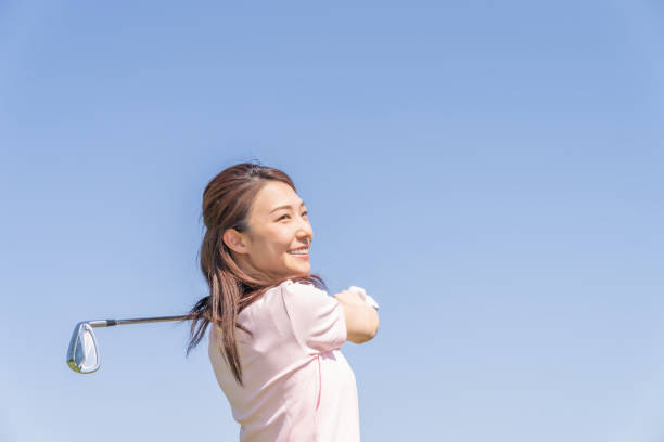 istock asian woman who golfs 1288733089