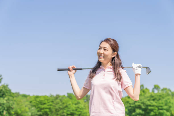 istock asian woman who golfs 1288733105