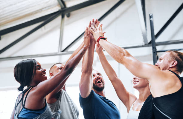 istock You'll make new friends at the gym! 1288737536