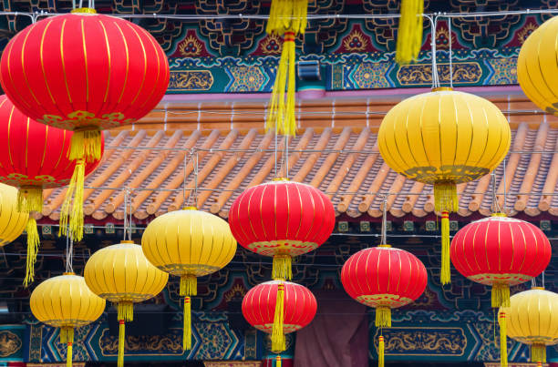 istock Chinese temple in Hong Kong, China 1288748981