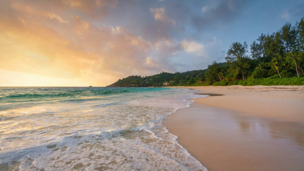 istock Anse Stewardship Sunset Panorama Mahe Island Seychelles 1288749864