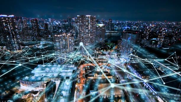 istock 5G and AI technology, Global communication network concept. Business graph. Global business. 1288750901