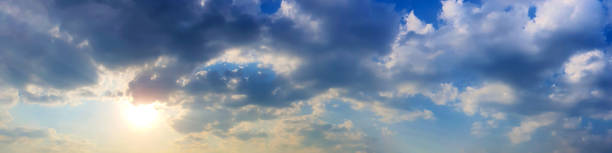 istock Blue sky panorama with cloud on a sunny day. 1288751828