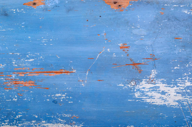 Blue wooden planks background. Design concept. Copy of the space.