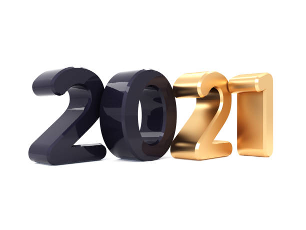 istock Happy New Year 2021 celebration 3d text 1288756249