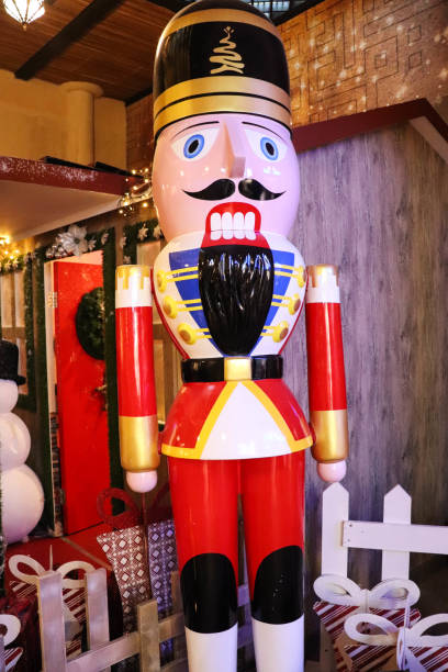 istock Christmas tree and the figurine of the nutcracker 1288764172