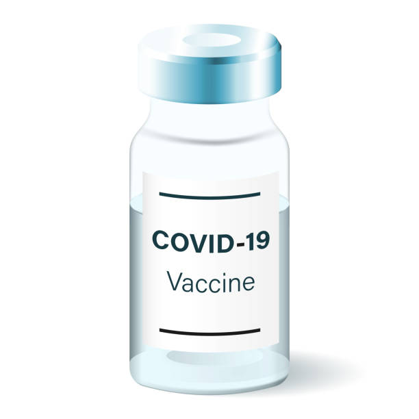 ilustrações, clipart, desenhos animados e ícones de vacina antiviral covid 19. vacinação contra covid ou coronavírus - garrafinha