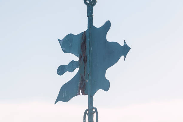 Sail Boat Weathervane charts an Eastern Course