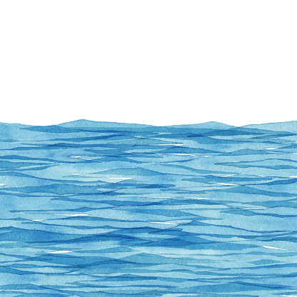 Vector illustration of blue wave backgrounds.