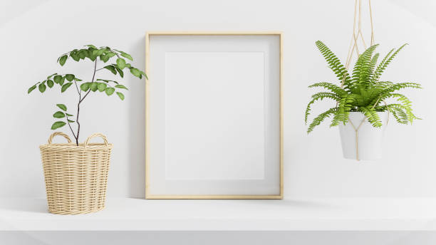 istock wooden poster frame mock up 1288789495