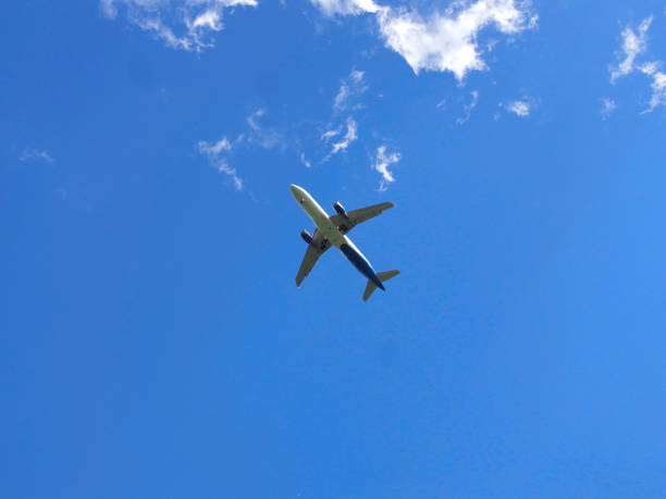 istock Moscow, RUSSIA - JUNE 26, 2017: airplane in the sky 1288790955