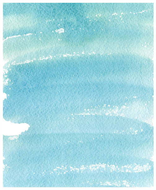 istock watercolor abstract background blue, turquoise, aquamarine, white 1288796335