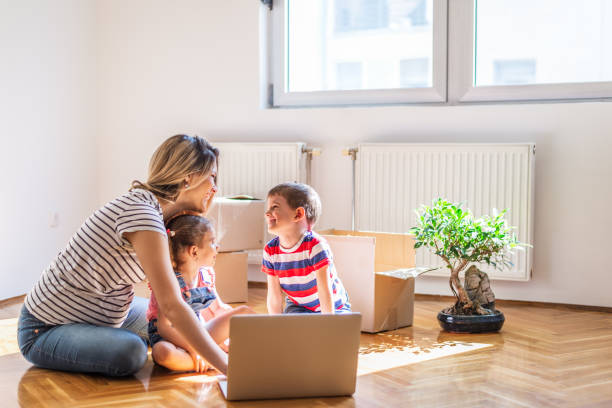 istock Family moving into new home 1288797627
