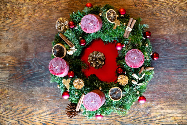 istock Advent Calender. Candles, Cinnamon, Christmas Ornament. Selfmade 1288798784