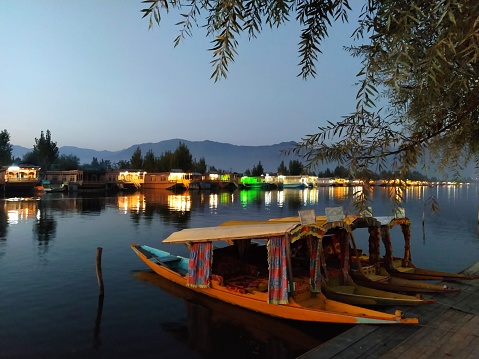Shikara at Dal lake Srinagar