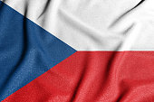 National flag of the czechia. The main symbol of an independent country. Flag of czechia. An attribute of the large size of a democratic state.
