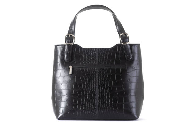 istock women black leather bag isolated on white background 1288804796