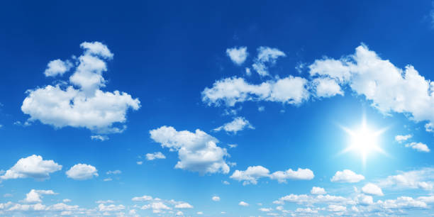 istock Sun rays in the cloudy sky. Nature background. 1288805767