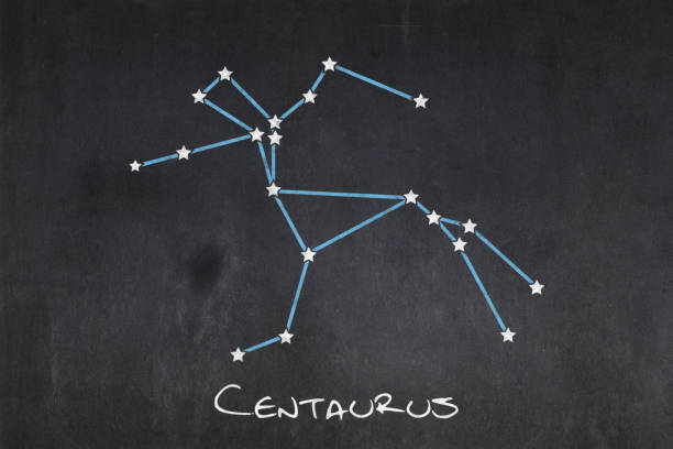 tablica - konstelacja centaura - centaurus zdjęcia i obrazy z banku zdjęć