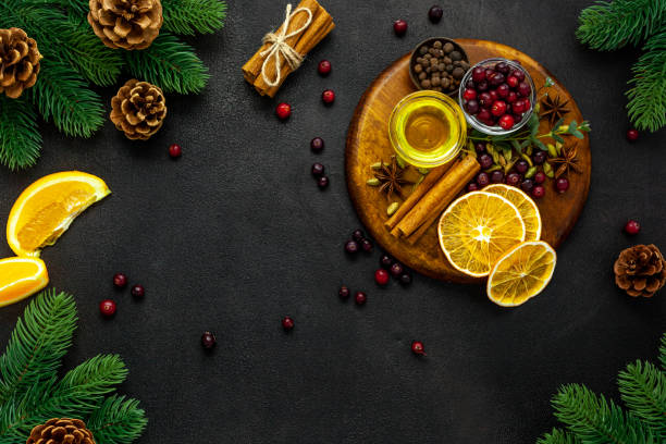 istock Various spices for preparing mulled wine hot drink. 1288807584