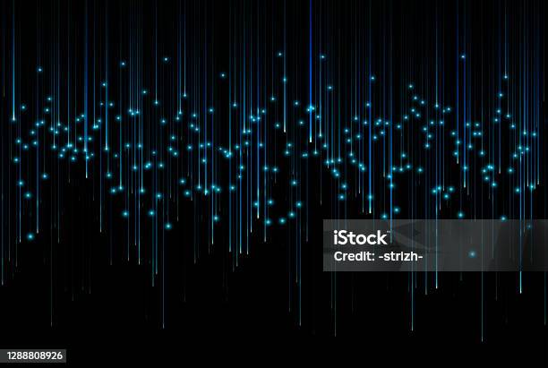 Abstract Data Particles Abstract Digital Particles Vector Abstract Big Data Visualization Stock ...