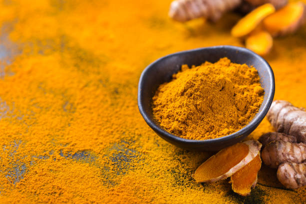 istock Turmeric root curcuma longa powder, superfood, spices 1288808934