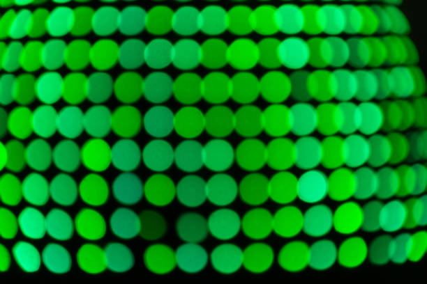 istock Colorful abstract bokeh background. Winter decorations, at night. 1288812986