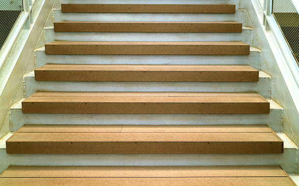 istock Empty modern style staircase leading to the upper floor 1288814178