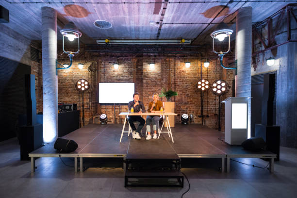 istock Young adult people during discussion in desing studio 1288816114
