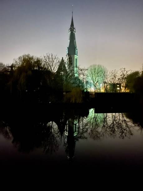 istock Amstelveen in the evening 1288819883