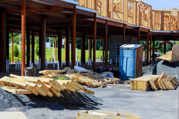istock Stacked wooden building materials a stack of boards wood frame and beam construction 1288828612