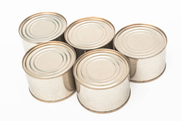 istock bunch of cans on a white background 1288835233