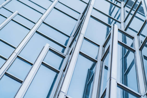 istock Architecture details Modern Building Glass facade Business background 1288838286