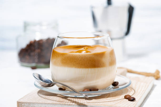 istock milky coffee with cream foam 1288839942